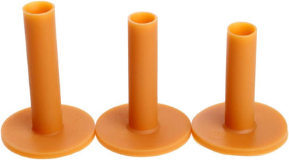 Rubber Golf Tees Holder Set, Plastic Golf Tees for Driving Range Golf Practice Mat Golf Training Indoor Outdoor Different Size